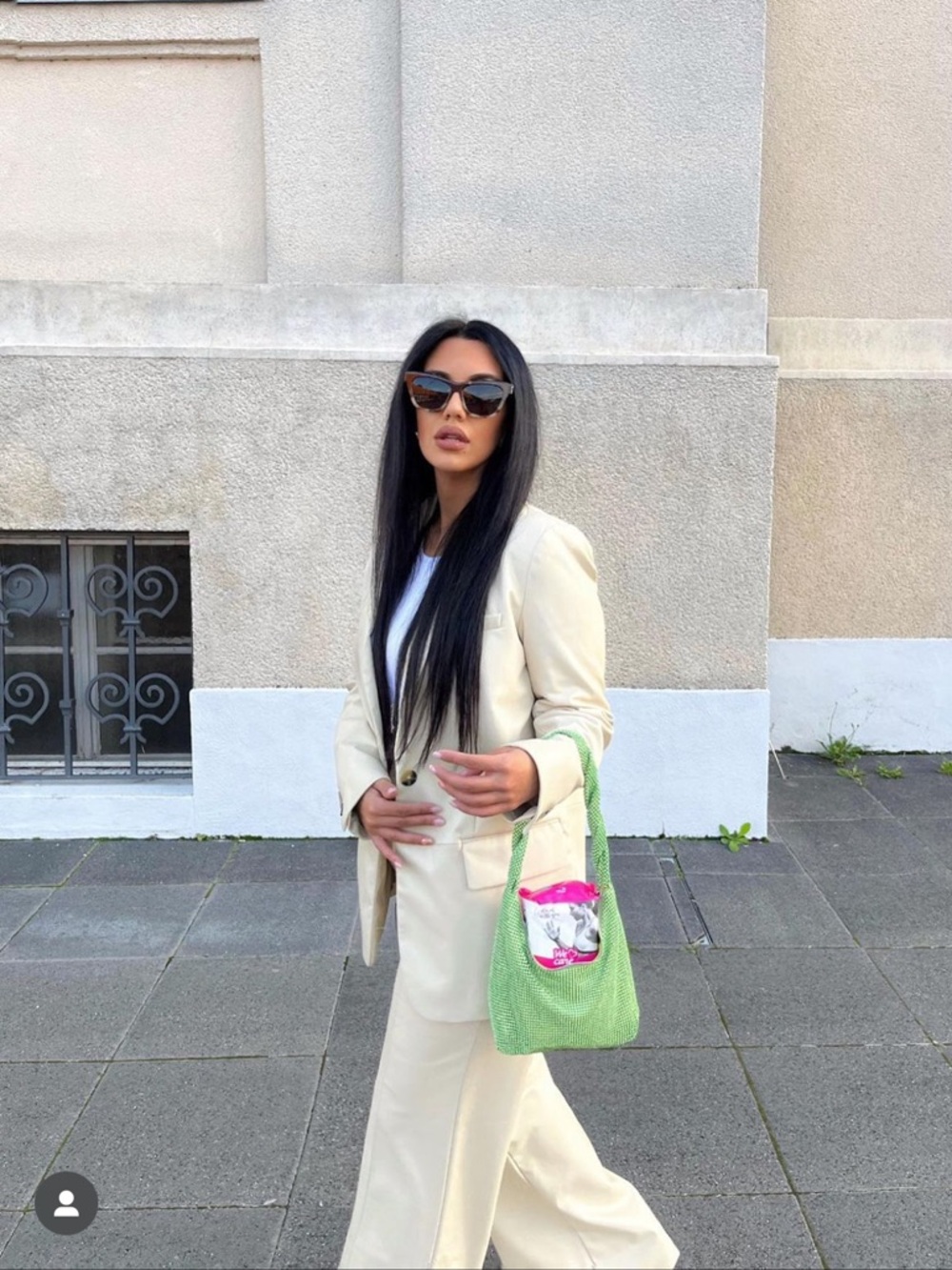 ZARA FAUX LEATHER BLAZER AND FULL LENGTH FAUX LEATHER PANTS